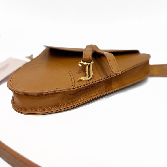 NWT Juicy Couture Cognac Belted Saddle Bag/Fanny Pack, Sz Lg/X-Lg - Picture 4 of 16